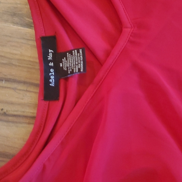 It girl wing Dolman anthropologie blouse lot of 2 red Adele may vintage look - Picture 3 of 3